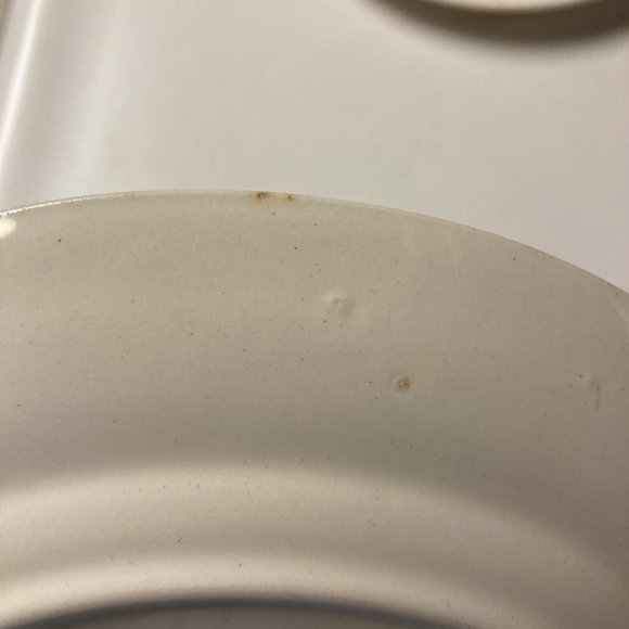 Vintage Dinner Plates (2) 9 Inches with Pink & Blue Flowers / Roses - Picture 4 of 16